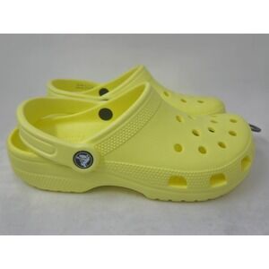 Crocs Classic Slip On Sandals Sulphur Yellow 10001-75U Women's NEW!